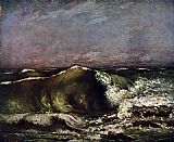 Gustave Courbet The wave painting